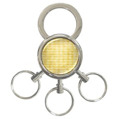 Spring Yellow Gingham 3-ring Key Chains by BangZart