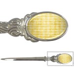 Spring Yellow Gingham Letter Openers Front