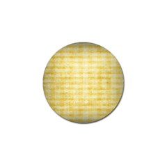 Spring Yellow Gingham Golf Ball Marker by BangZart