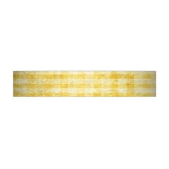 Spring Yellow Gingham Flano Scarf (mini) by BangZart