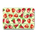 Strawberries Pattern Small Doormat  24 x16  Door Mat