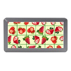 Strawberries Pattern Memory Card Reader (mini) by SuperPatterns