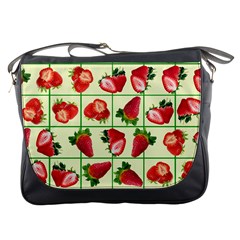 Strawberries Pattern Messenger Bags