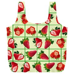 Strawberries Pattern Full Print Recycle Bags (L) 