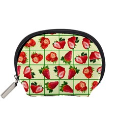 Strawberries Pattern Accessory Pouches (small) 