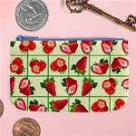 Strawberries Pattern Large Coin Purse Front