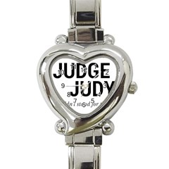 Judge Judy Wouldn t Stand For This! Heart Italian Charm Watch by theycallmemimi