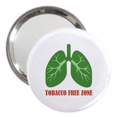 Tobacco Free Zone 3  Handbag Mirrors by linceazul