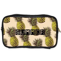 Pineapple Travel Toiletry Bag (two Sides)