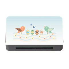 Cute Birds Memory Card Reader With Cf by linceazul