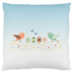 Cute Birds Standard Flano Cushion Case (one Side) by linceazul