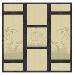 Tatami - Bamboo Large Satin Scarf (square) by RespawnLARPer