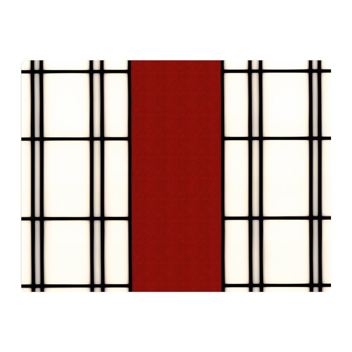 SHOJI - RED Double Sided Flano Blanket (Mini) 