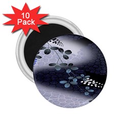 Abstract Black And Gray Tree 2 25  Magnets (10 Pack)  by BangZart