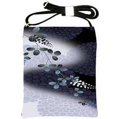 Abstract Black And Gray Tree Shoulder Sling Bags by BangZart