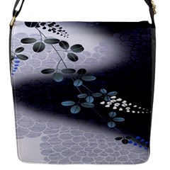 Abstract Black And Gray Tree Flap Messenger Bag (s) by BangZart