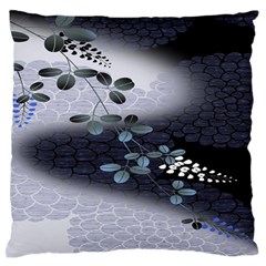 Abstract Black And Gray Tree Standard Flano Cushion Case (one Side) by BangZart