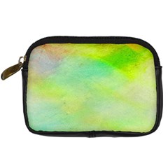 Abstract Yellow Green Oil Digital Camera Cases by BangZart