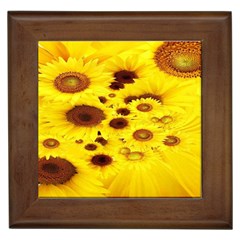 Beautiful Sunflowers Framed Tiles by BangZart