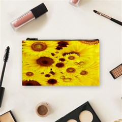 Beautiful Sunflowers Cosmetic Bag (small)  by BangZart