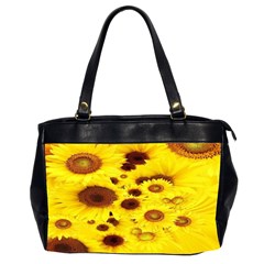 Beautiful Sunflowers Office Handbags (2 Sides)  by BangZart