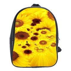 Beautiful Sunflowers School Bags (xl)  by BangZart