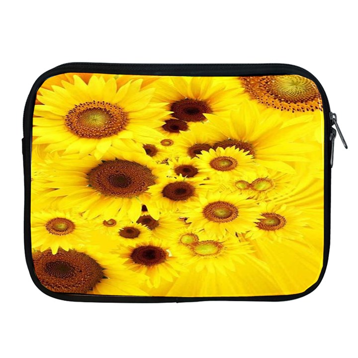 Beautiful Sunflowers Apple iPad 2/3/4 Zipper Cases