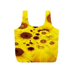 Beautiful Sunflowers Full Print Recycle Bags (s)  by BangZart