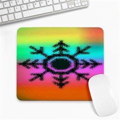 Vector Snowflake Large Mousepads by BangZart