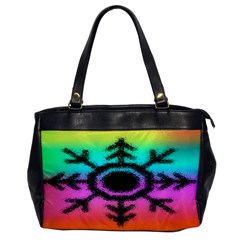 Vector Snowflake Office Handbags by BangZart