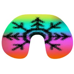 Vector Snowflake Travel Neck Pillows by BangZart