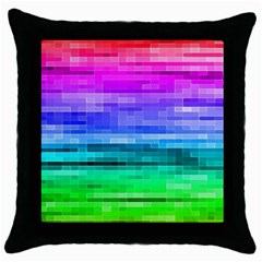 Pretty Color Throw Pillow Case (black) by BangZart