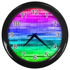 Pretty Color Wall Clocks (black) by BangZart