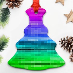 Pretty Color Christmas Tree Ornament (two Sides) by BangZart