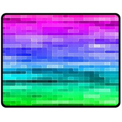 Pretty Color Double Sided Fleece Blanket (medium)  by BangZart