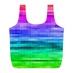 Pretty Color Full Print Recycle Bags (l)  by BangZart