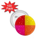 Color Abstract Drops 1.75  Buttons (100 pack)  Front