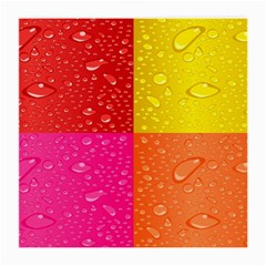 Color Abstract Drops Medium Glasses Cloth by BangZart