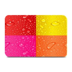 Color Abstract Drops Plate Mats by BangZart