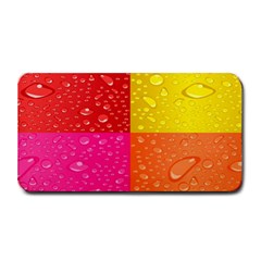 Color Abstract Drops Medium Bar Mats by BangZart