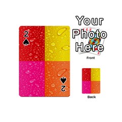 Color Abstract Drops Playing Cards 54 (mini)  by BangZart