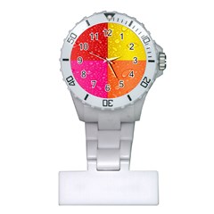 Color Abstract Drops Plastic Nurses Watch by BangZart