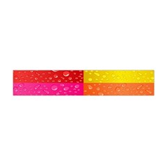 Color Abstract Drops Flano Scarf (mini) by BangZart