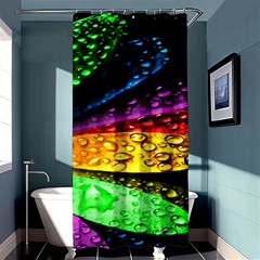 Abstract Flower Shower Curtain 36  X 72  (stall)  by BangZart