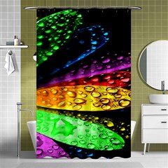 Abstract Flower Shower Curtain 48  X 72  (small)  by BangZart