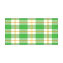 Abstract Green Plaid Yoga Headband by BangZart