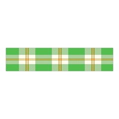 Abstract Green Plaid Velvet Scrunchie by BangZart