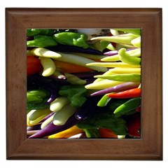 Bright Peppers Framed Tiles by BangZart