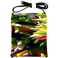 Bright Peppers Shoulder Sling Bags by BangZart