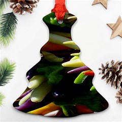 Bright Peppers Ornament (christmas Tree)  by BangZart